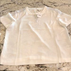 J. Crew Cream Blouse NWT